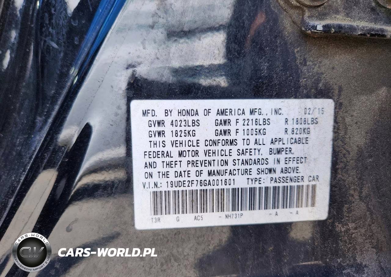 2016 Acura Ilx Premium VIN:19UDE2F76GA001601 - 12