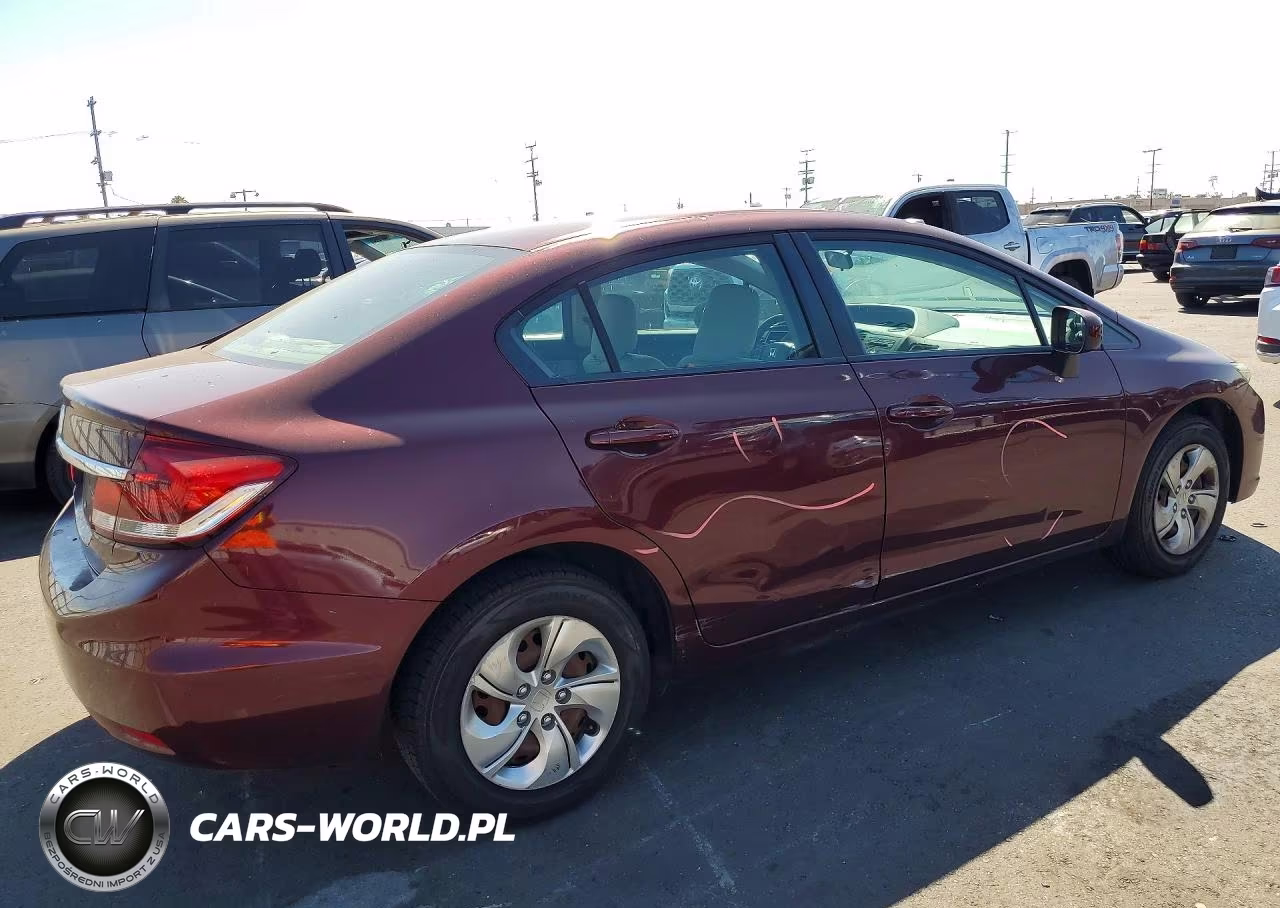 2015 Honda Civic Lx VIN:19XFB2F52FE284704 - 3