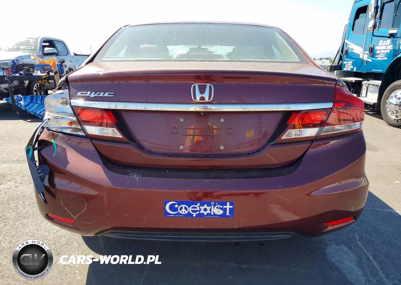 2015 Honda Civic Lx VIN:19XFB2F52FE284704 - 6