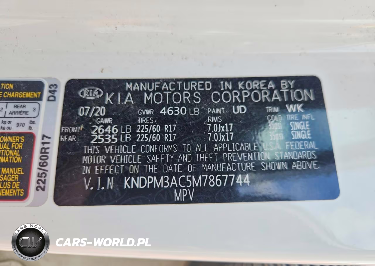 2021 Kia Sportage Lx VIN:KNDPM3AC5M7867744 - 13