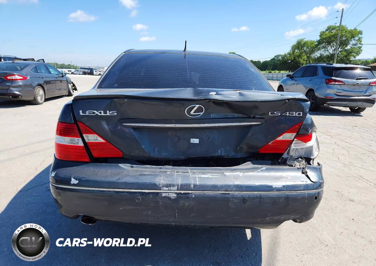 2006 Lexus Ls 430 VIN:JTHBN36F365053910 - 6