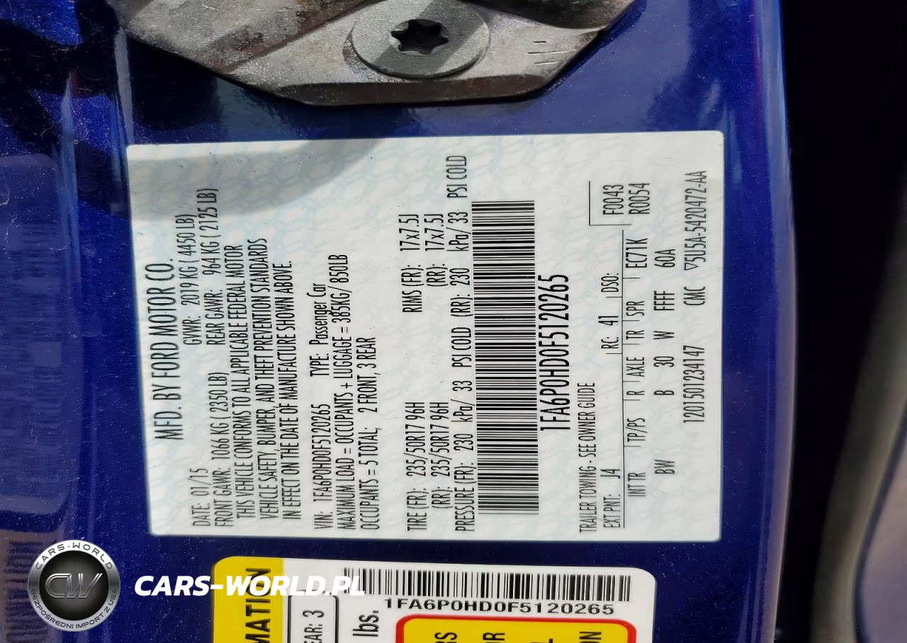 2015 Ford Fusion Se VIN:1FA6P0HD0F5120265 - 12