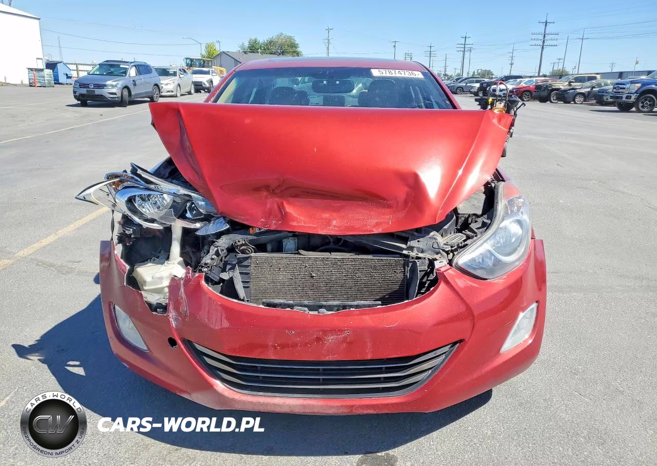 2012 Hyundai Elantra Limited VIN:KMHDH4AE0CU325025 - 5