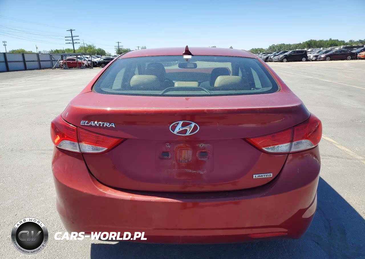 2012 Hyundai Elantra Limited VIN:KMHDH4AE0CU325025 - 6