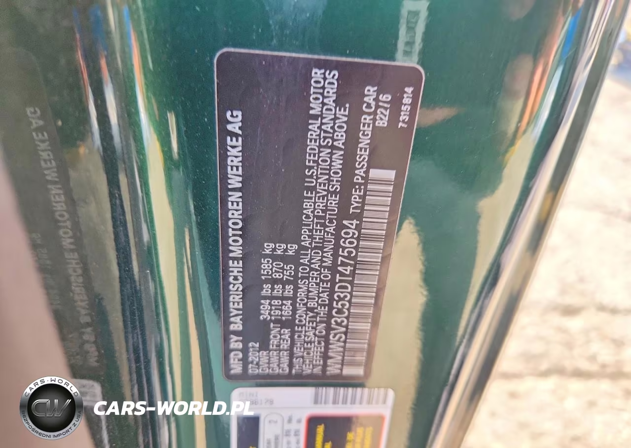 2013 Mini Cooper S VIN:WMWSV3C53DT475694 - 13