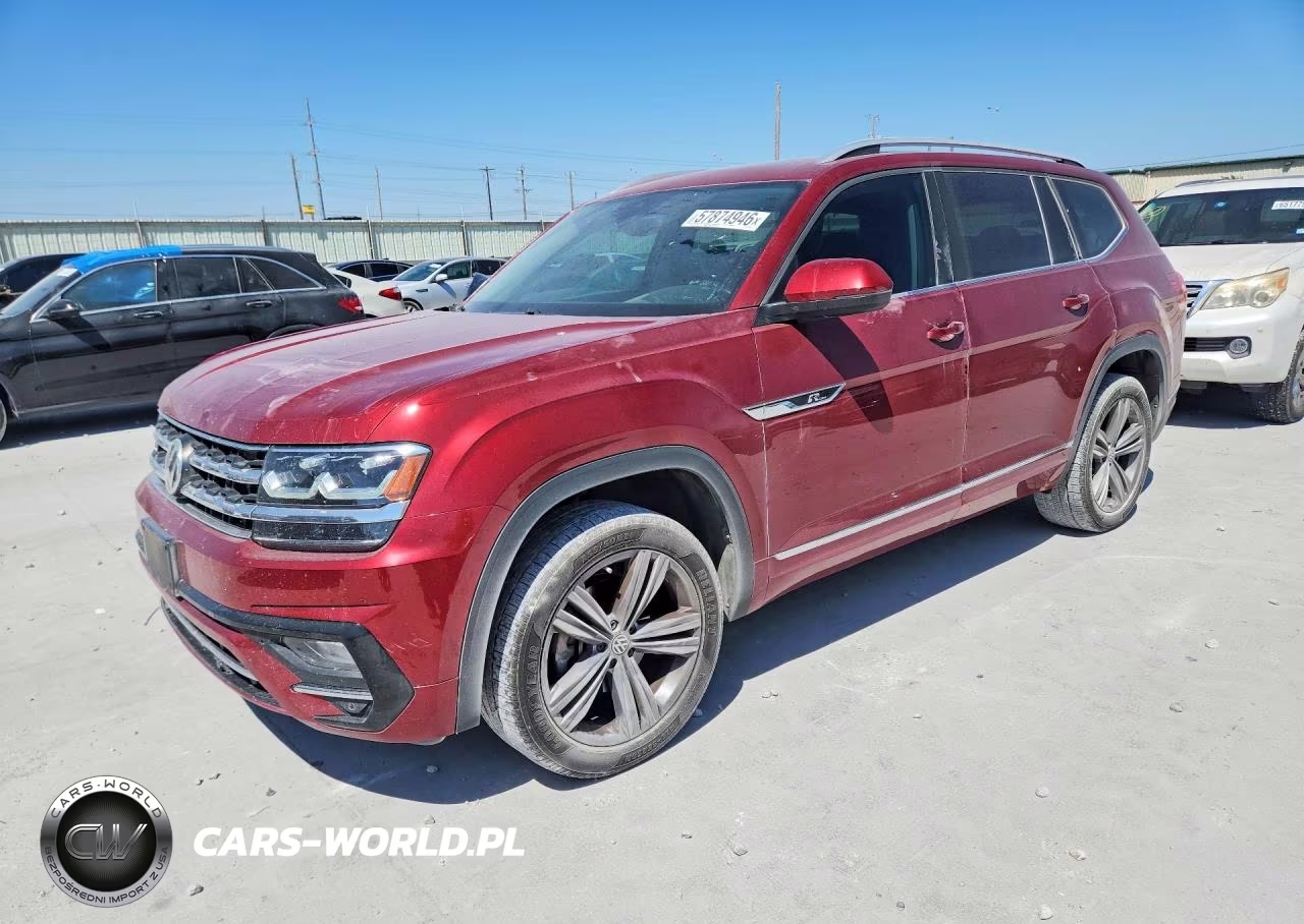 2018 Volkswagen Atlas Sel VIN:1V2RR2CA5JC566487 - 1