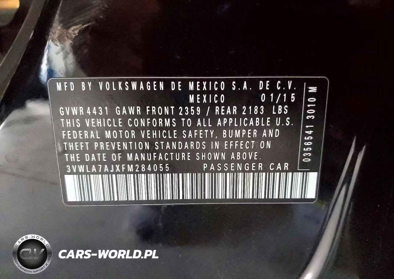 2015 Volkswagen Jetta Tdi VIN:3VWLA7AJXFM284055 - 12