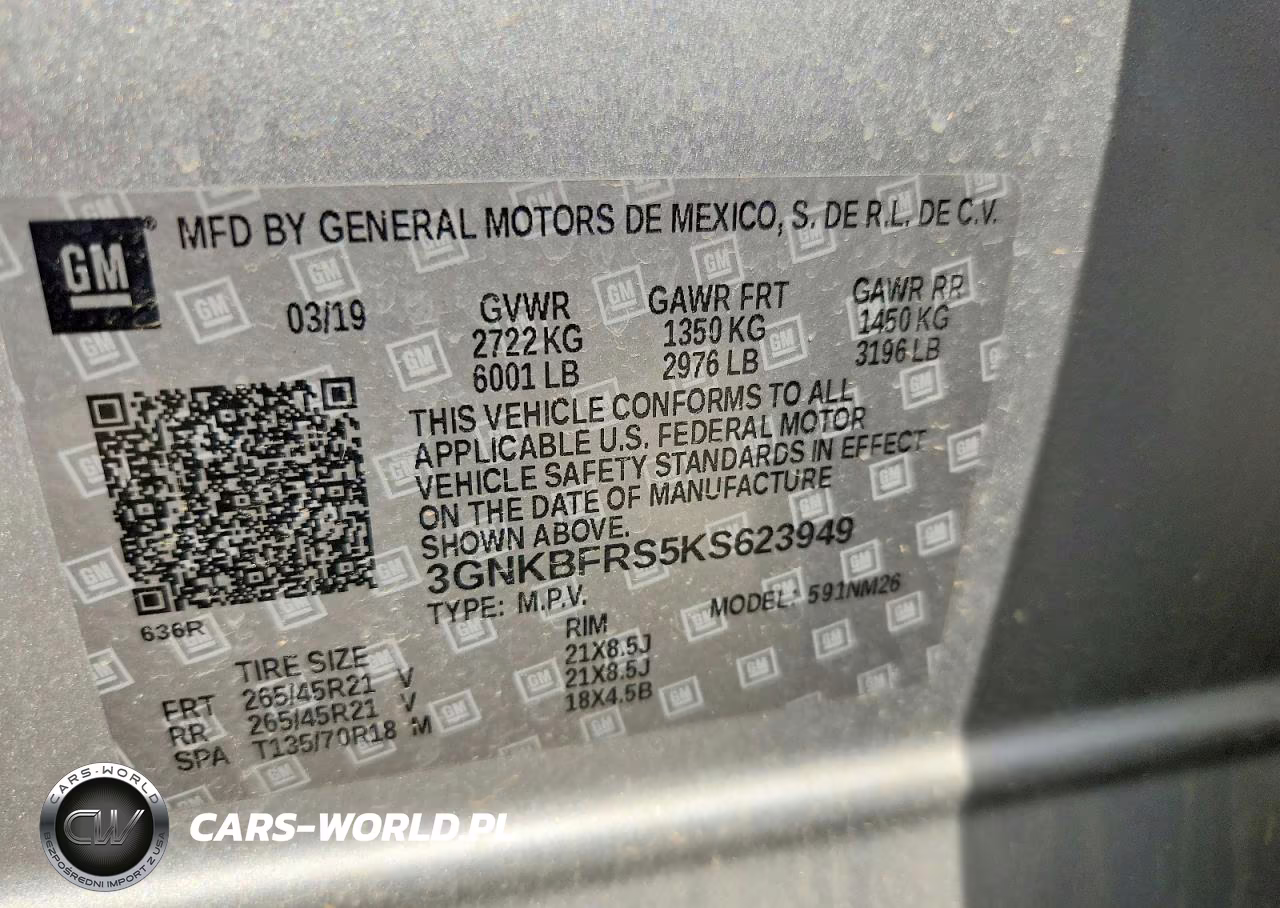 2019 Chevrolet Blazer Premier VIN:3GNKBFRS5KS623949 - 13