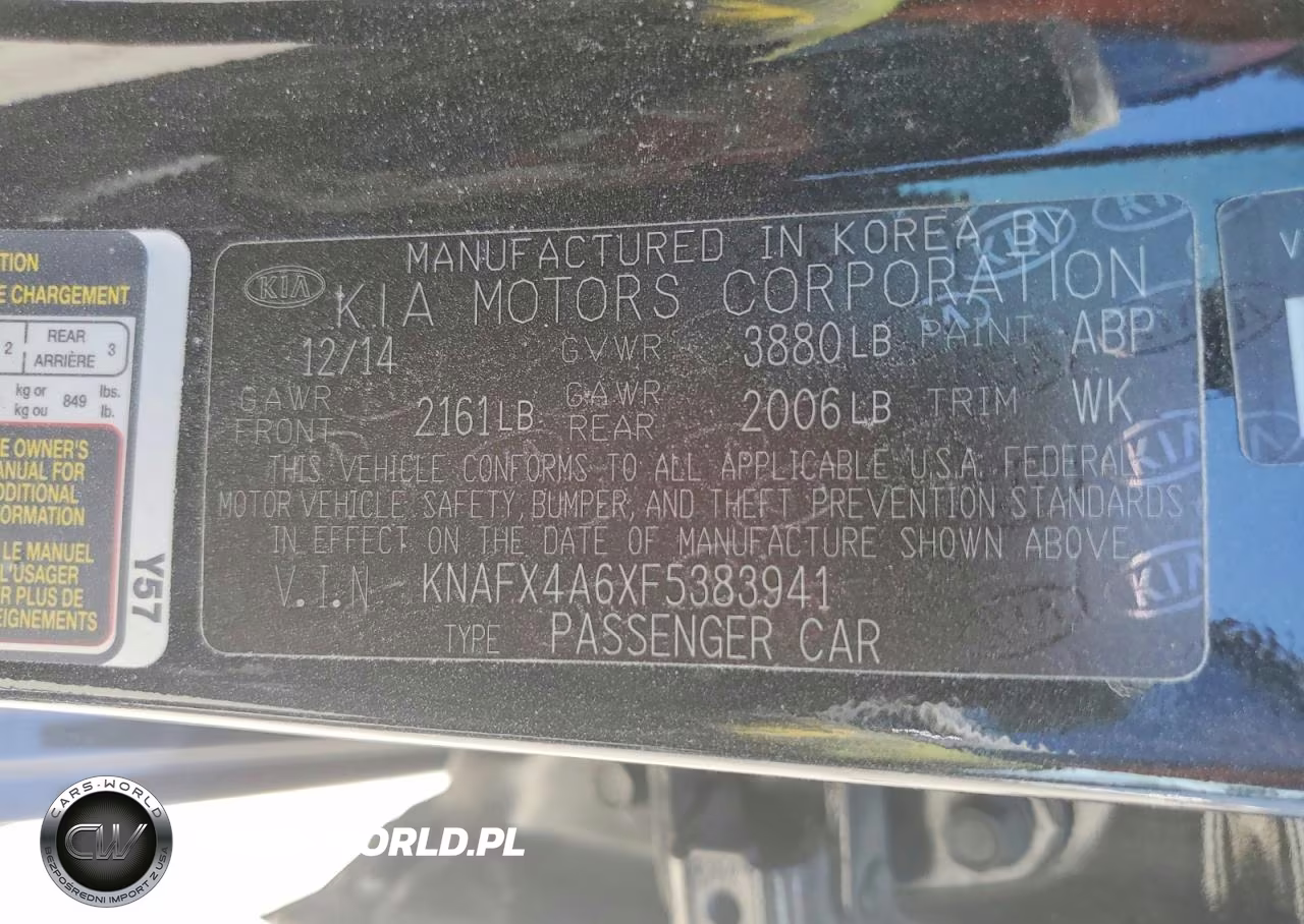 2015 Kia Forte Lx VIN:KNAFX4A6XF5383941 - 12