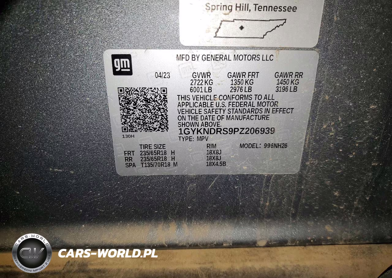 2023 Cadillac Xt5 Premium Luxury VIN:1GYKNDRS9PZ206939 - 14