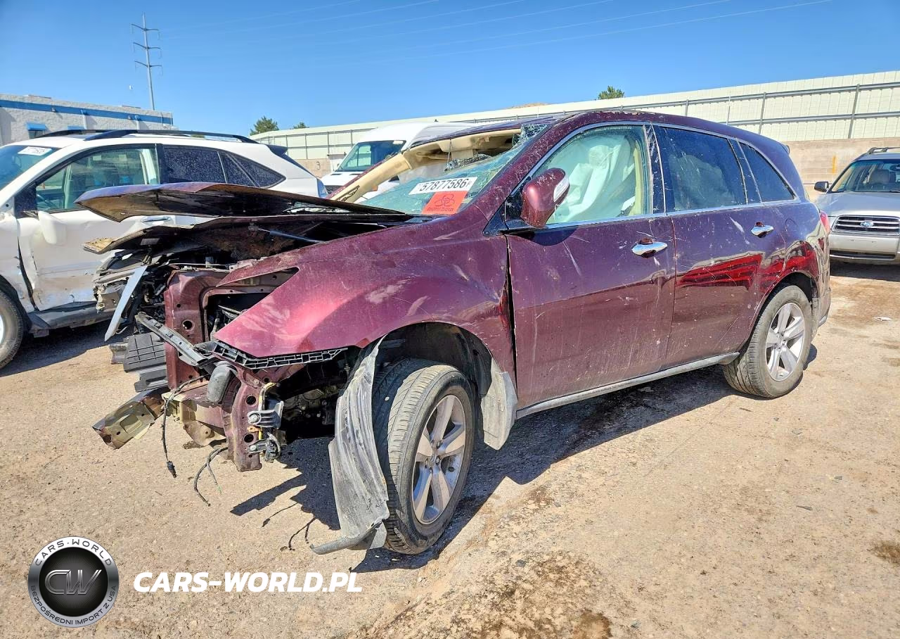 2012 Acura Mdx VIN:2HNYD2H29CH508602 - 1
