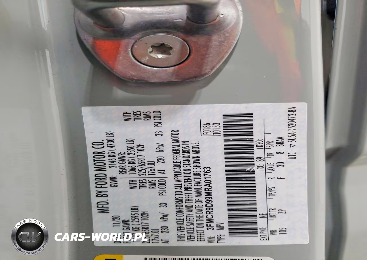 2021 Ford Bronco Sport Badlands VIN:3FMCR9D99MRA01763 - 14