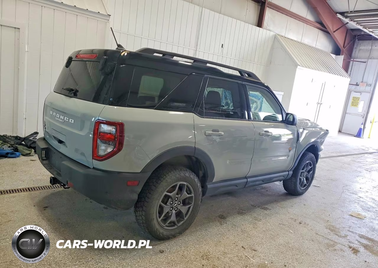 2021 Ford Bronco Sport Badlands VIN:3FMCR9D99MRA01763 - 3
