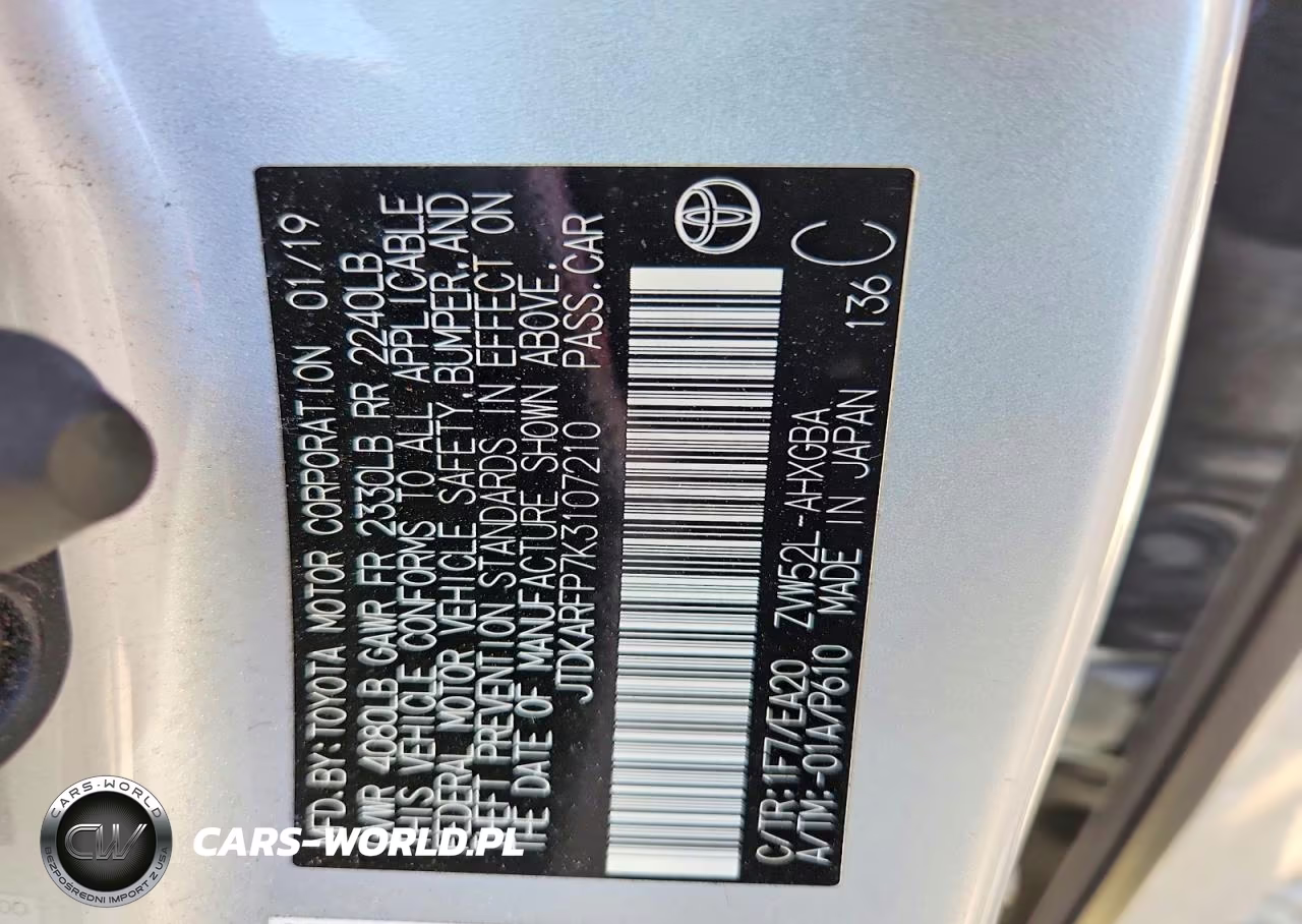 2019 Toyota Prius Prime Advanced VIN:JTDKARFP7K3107210 - 13