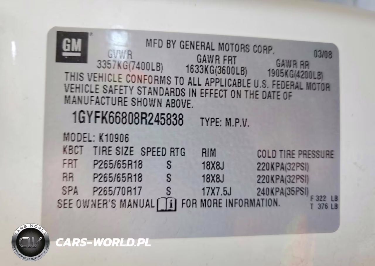 2008 Cadillac Escalade Esv VIN:1GYFK66808R245838 - 14