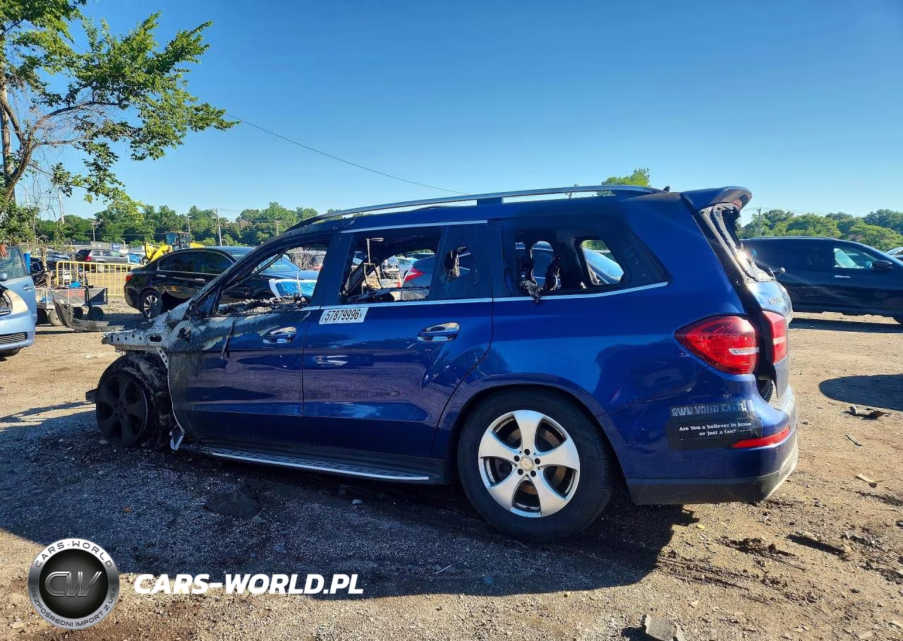 2017 Mercedes-Benz Gls 450 4Matic VIN:4JGDF6EE3HA861682 - 2