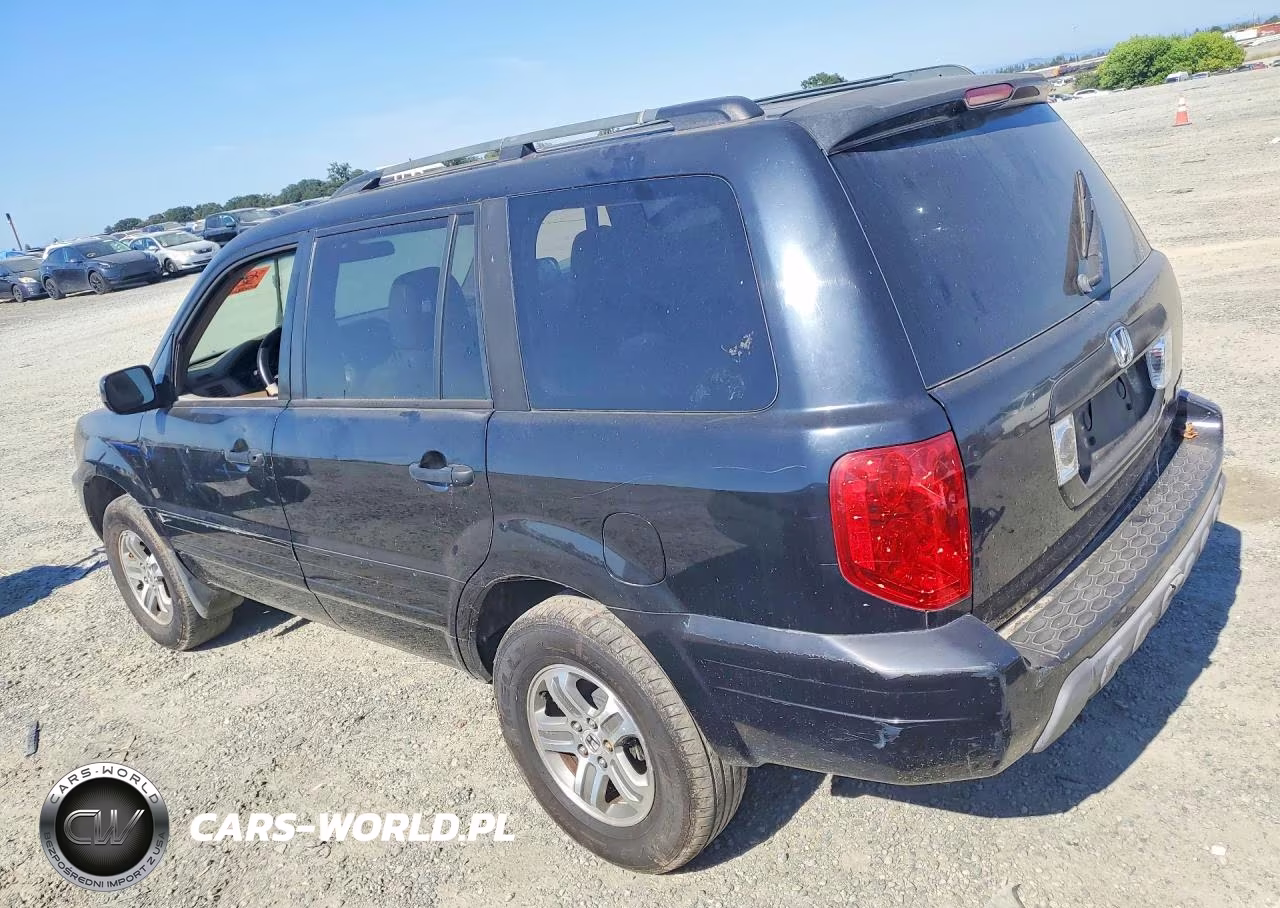 2004 Honda Pilot Exl VIN:2HKYF18504H611758 - 2