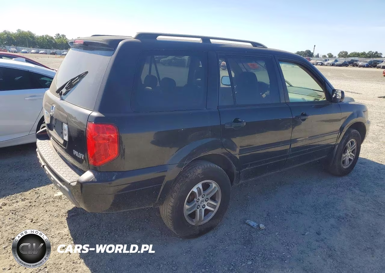 2004 Honda Pilot Exl VIN:2HKYF18504H611758 - 3