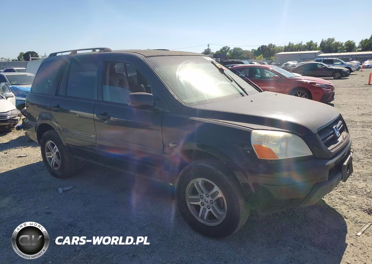 2004 Honda Pilot Exl VIN:2HKYF18504H611758 - 4