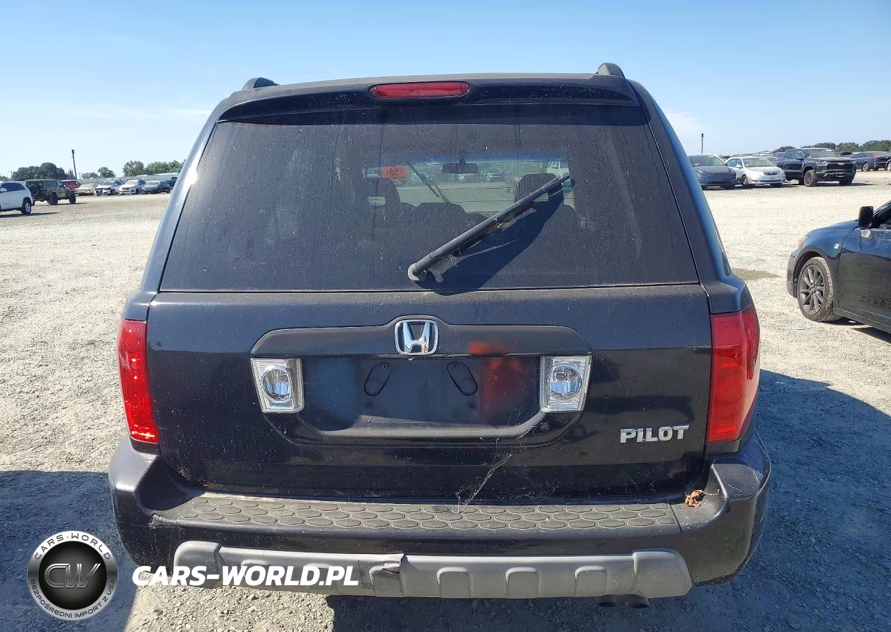 2004 Honda Pilot Exl VIN:2HKYF18504H611758 - 6