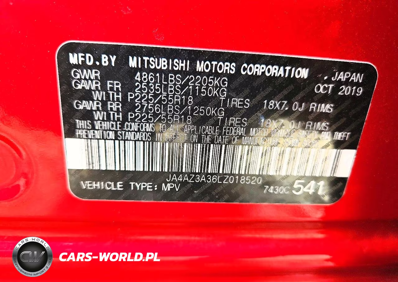2020 Mitsubishi Outlander Se VIN:JA4AZ3A36LZ018520 - 13