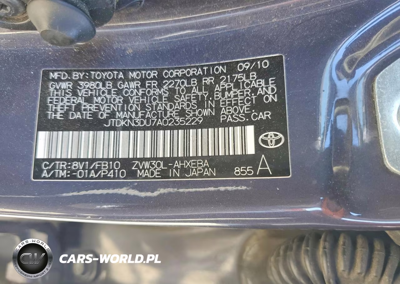 2010 Toyota Prius Iii VIN:JTDKN3DU7A0235229 - 12