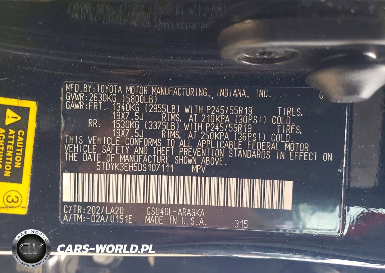 2013 Toyota Highlander Limited VIN:5TDYK3EH5DS107111 - 13