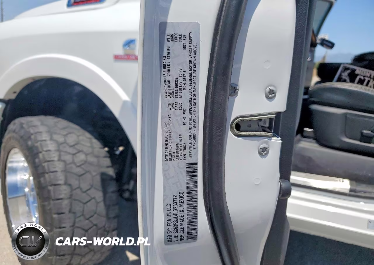 2020 Ram 3500 VIN:3C63R3JL4LG233772 - 12