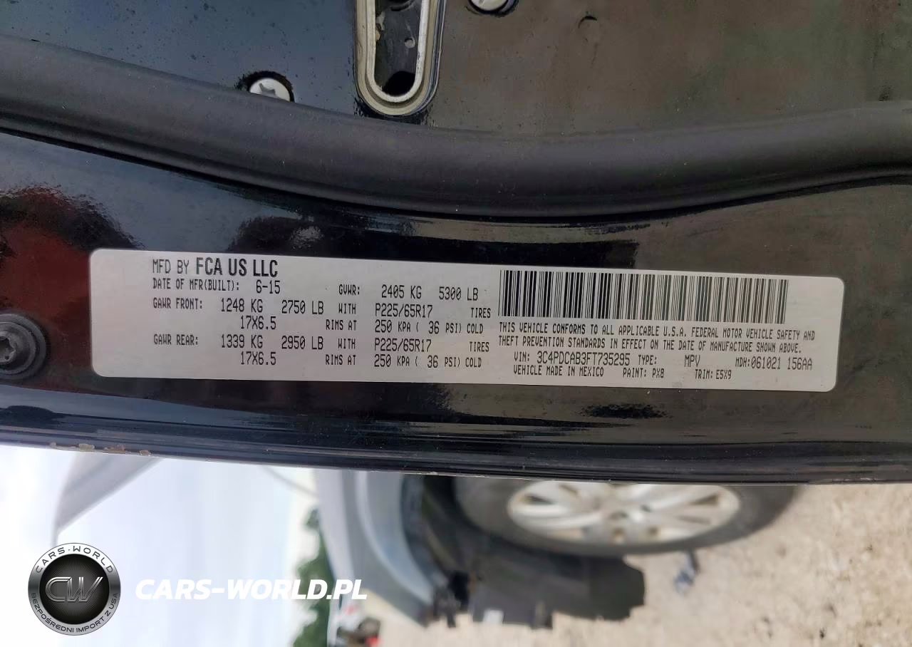 2015 Dodge Journey Se VIN:3C4PDCAB3FT735295 - 14