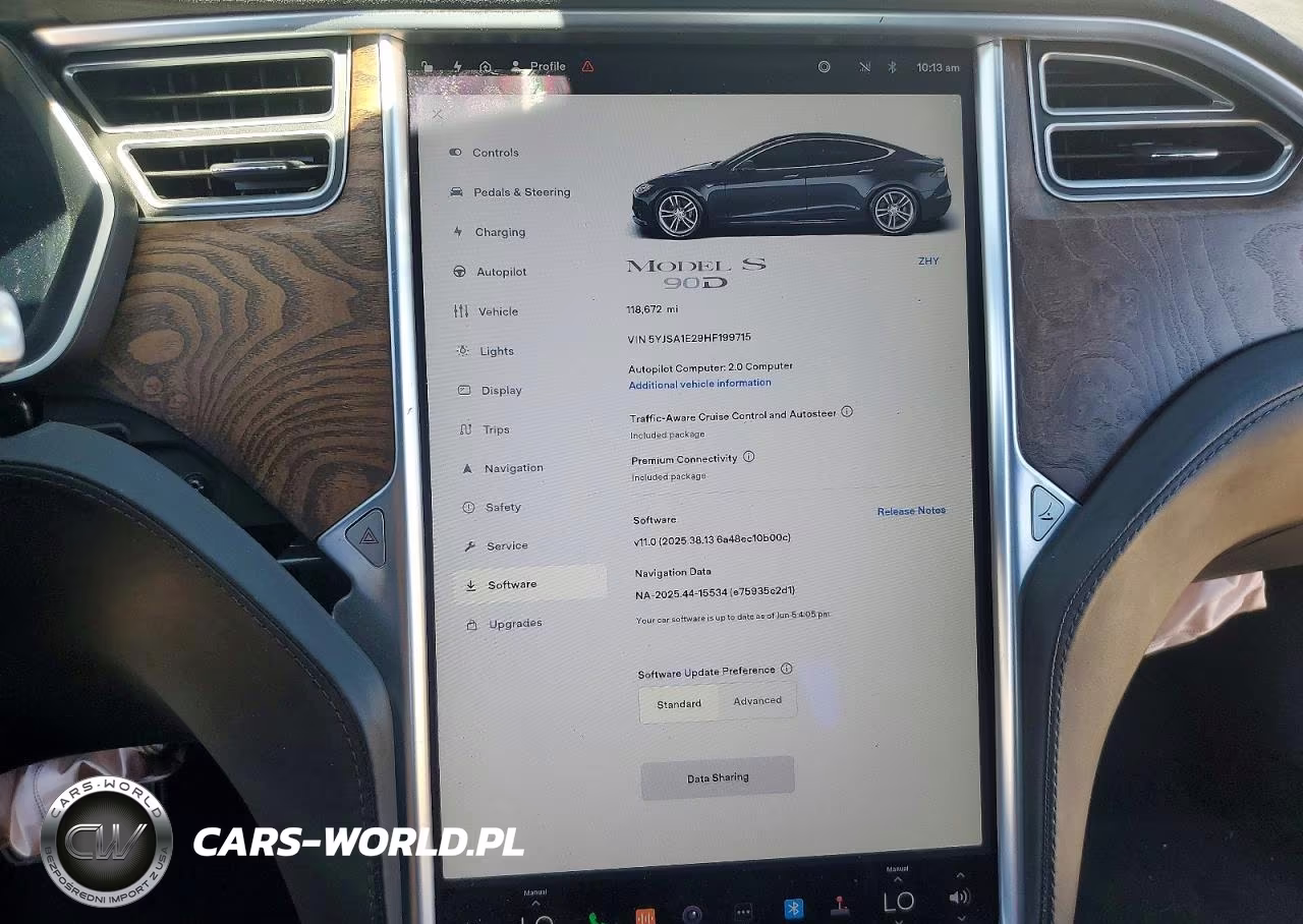 2017 Tesla Model S VIN:5YJSA1E29HF199715 - 9