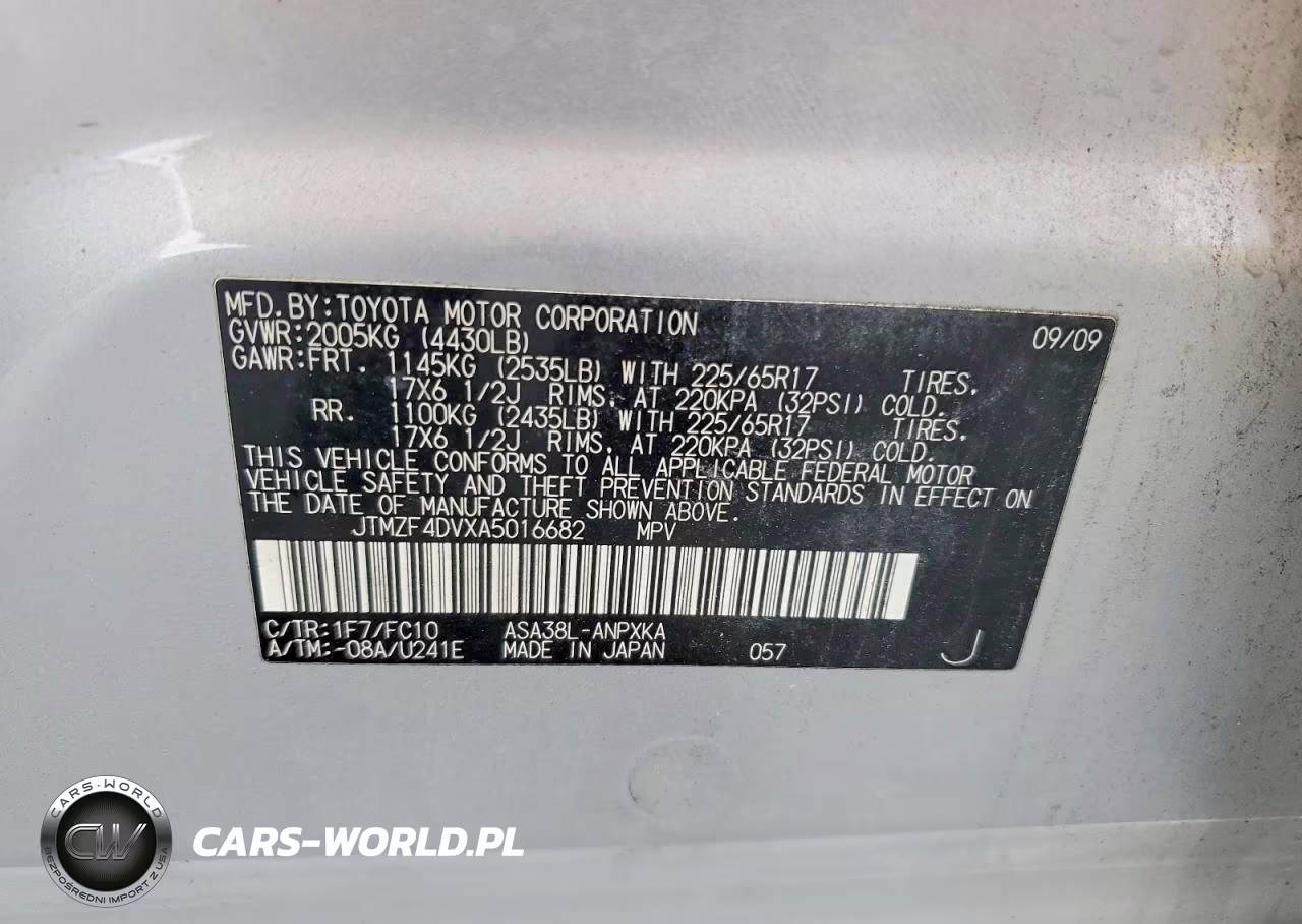 2010 Toyota Rav4 Base VIN:JTMZF4DVXA5016682 - 12