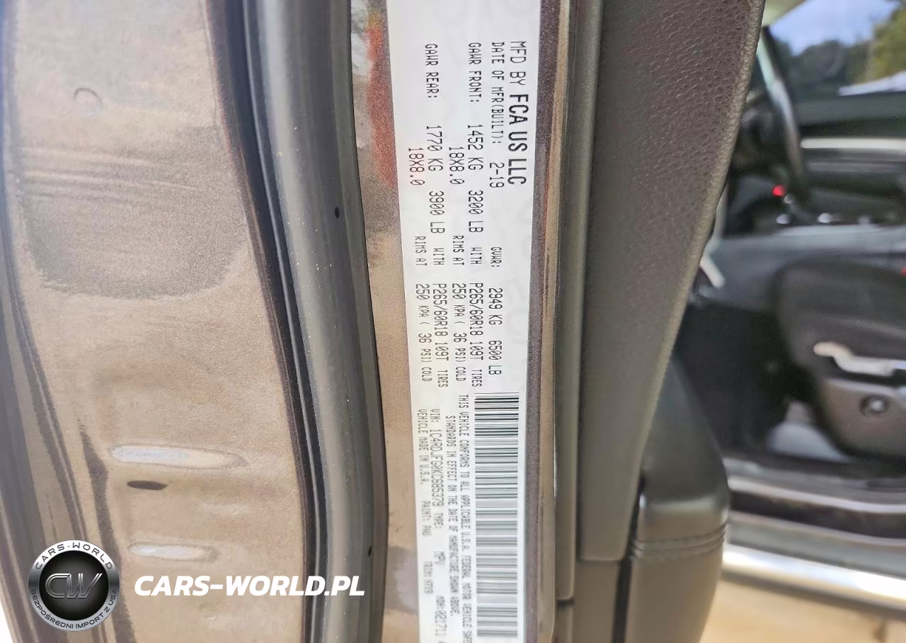 2019 Dodge Durango Ssv VIN:1C4RDJFG0KC685379 - 12