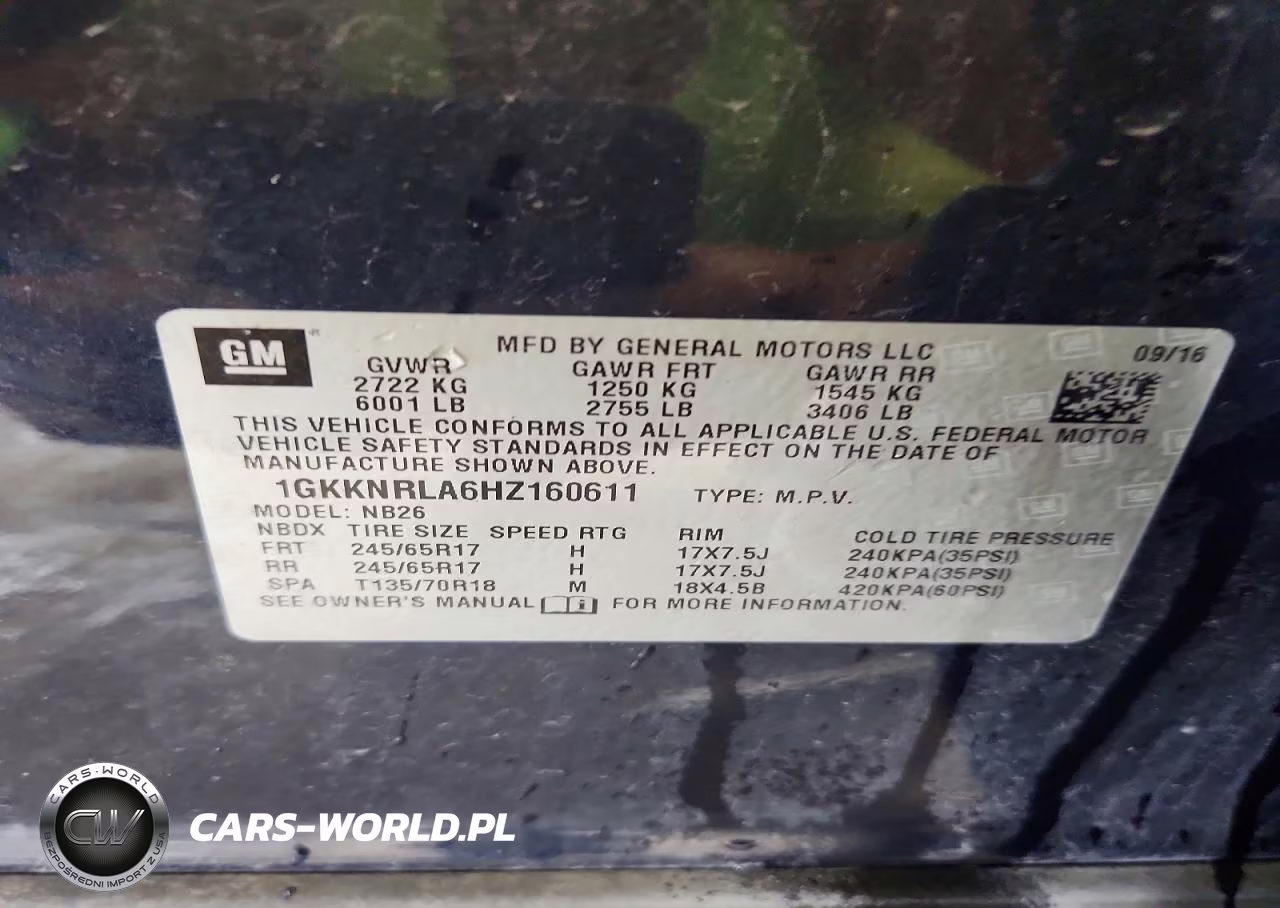 2017 GMC Acadia Sle VIN:1GKKNRLA6HZ160611 - 13