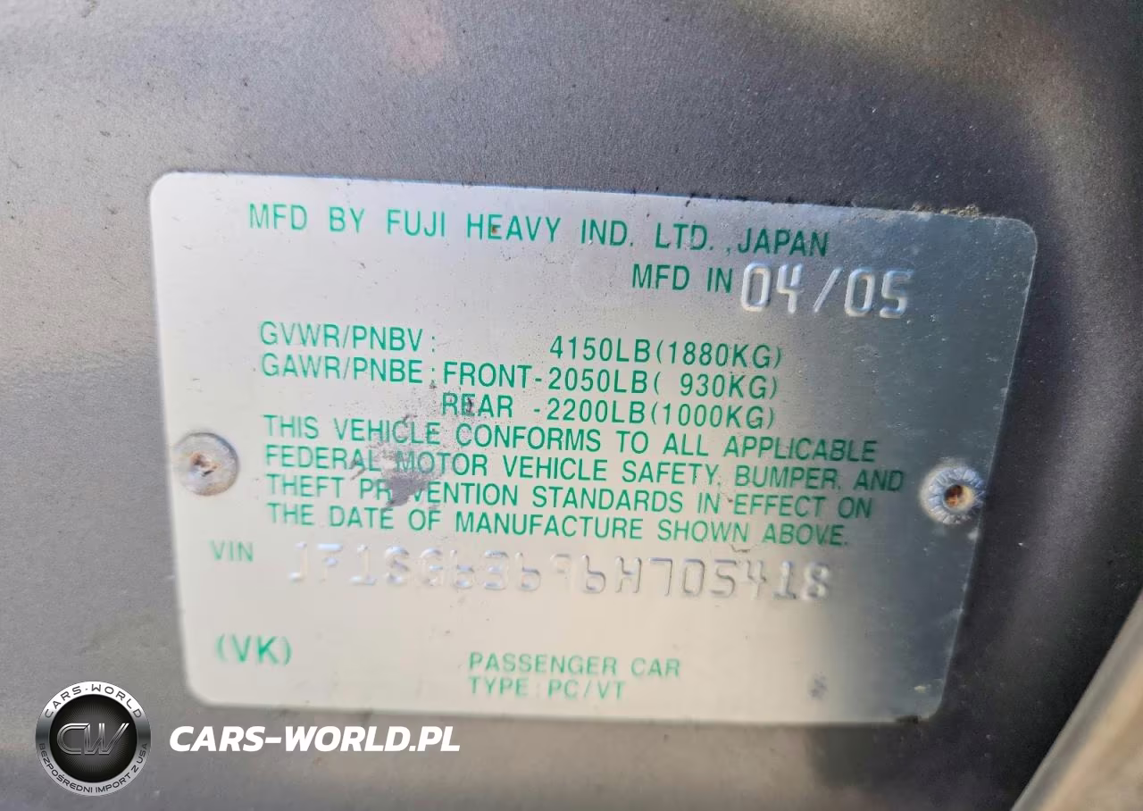 2006 Subaru Forester 2.5X VIN:JF1SG63696H705418 - 13