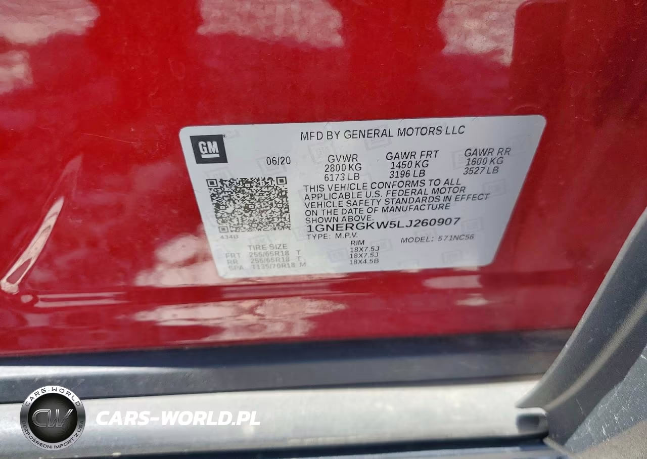 2020 Chevrolet Traverse Lt VIN:1GNERGKW5LJ260907 - 14