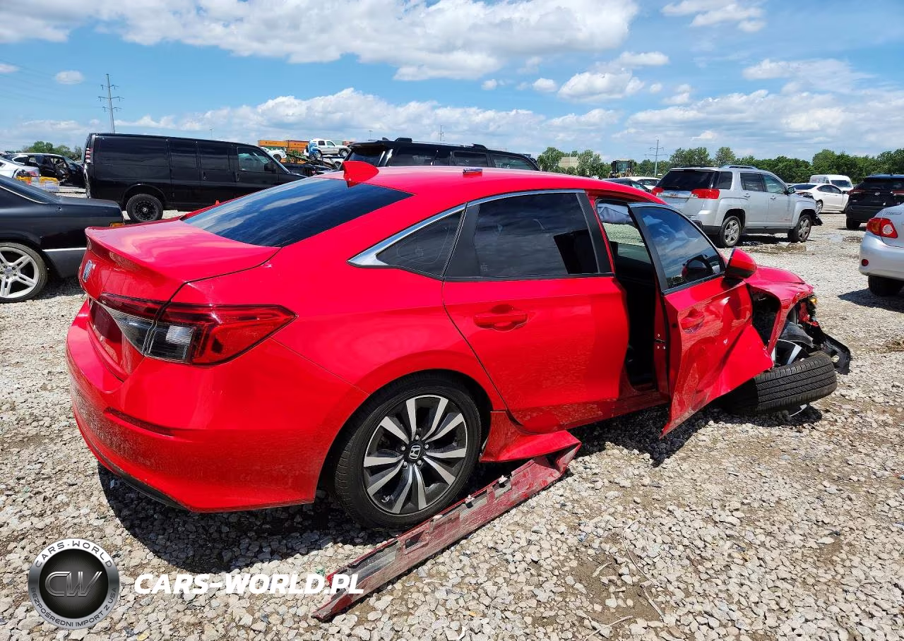 2022 Honda Civic Ex VIN:2HGFE1F75NH304564 - 3