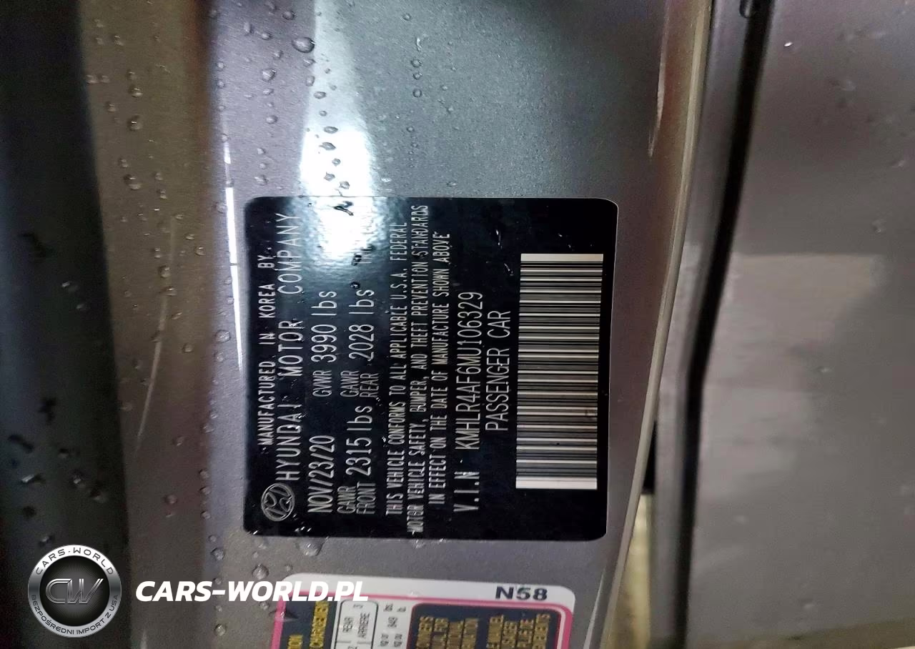 2021 Hyundai Elantra N Line VIN:KMHLR4AF6MU106329 - 12