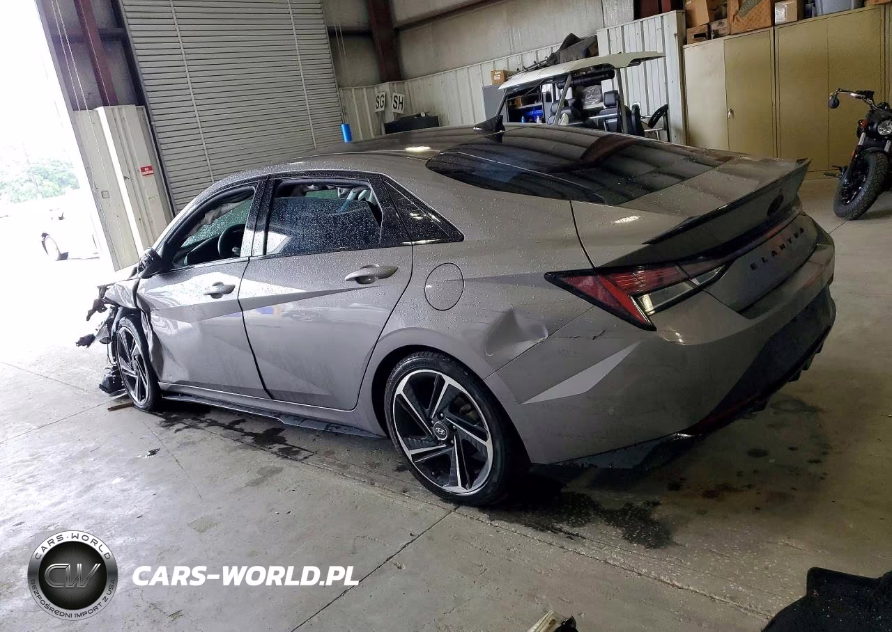 2021 Hyundai Elantra N Line VIN:KMHLR4AF6MU106329 - 2