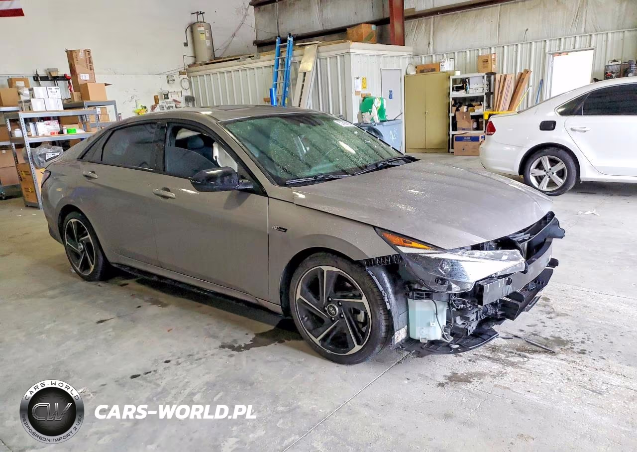 2021 Hyundai Elantra N Line VIN:KMHLR4AF6MU106329 - 4