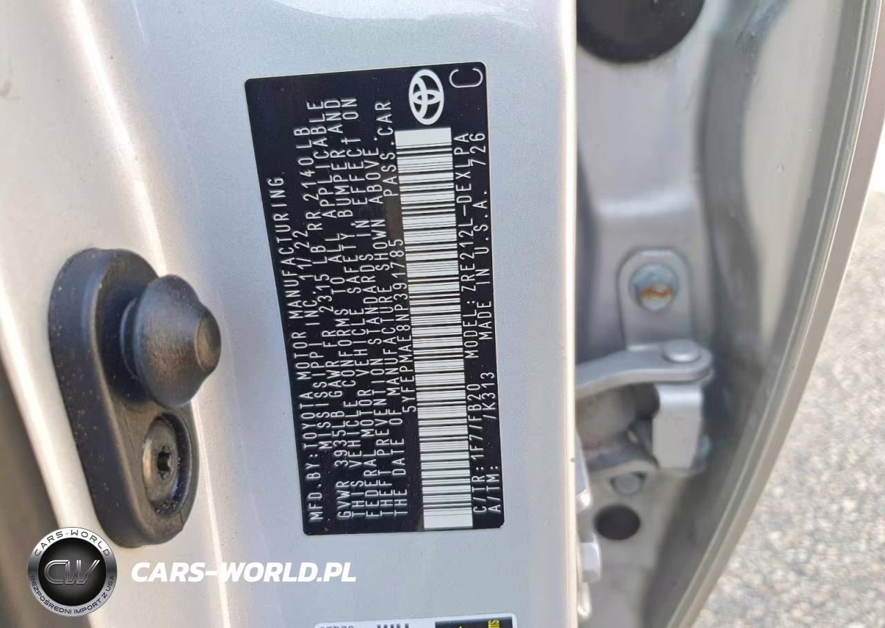 2022 Toyota Corolla Le VIN:5YFEPMAE8NP391785 - 13