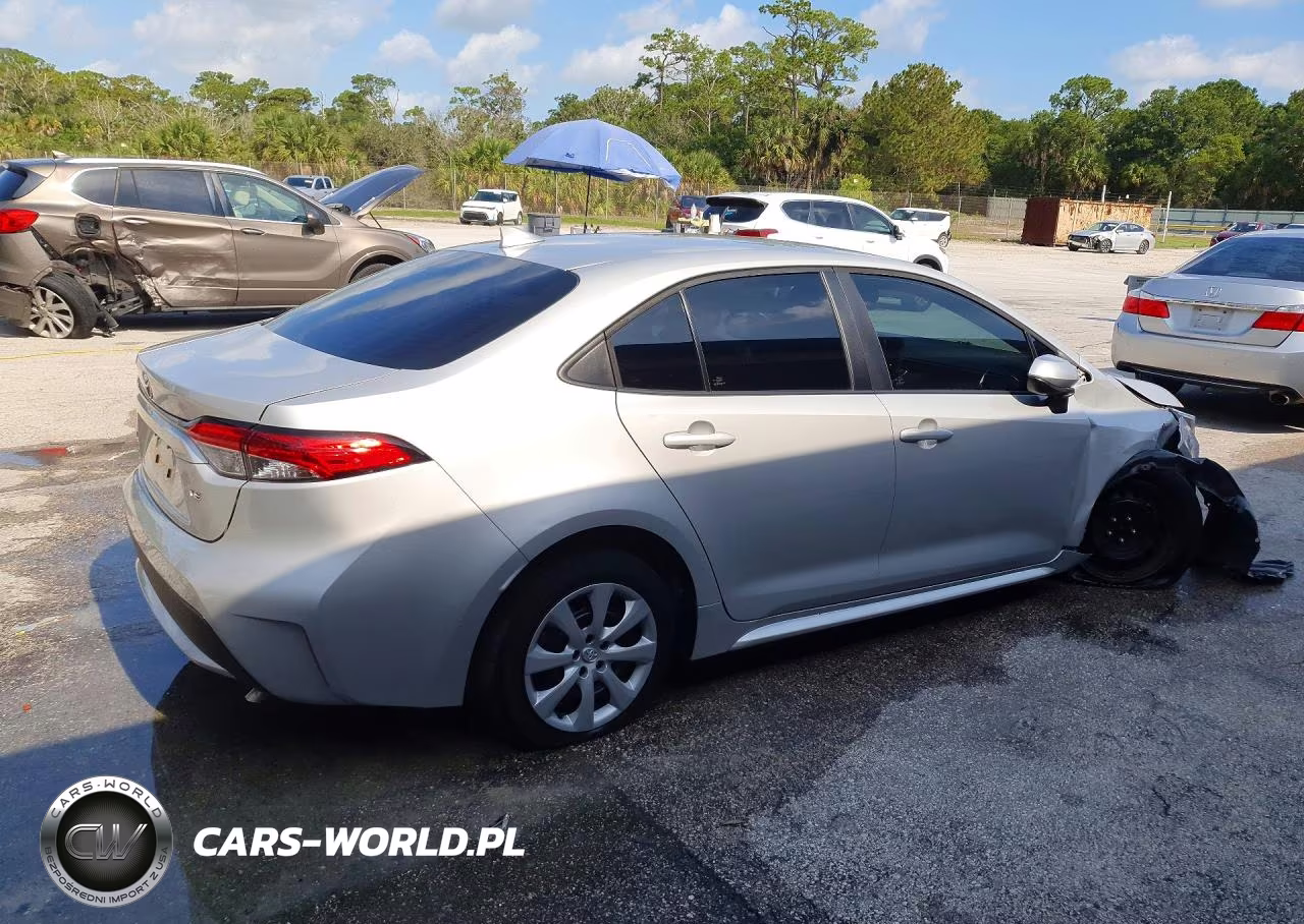 2022 Toyota Corolla Le VIN:5YFEPMAE8NP391785 - 3
