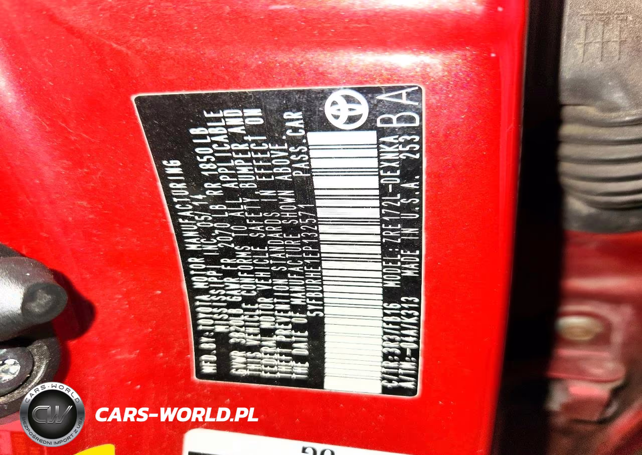 2014 Toyota Corolla Le VIN:5YFBURHE1EP132571 - 12