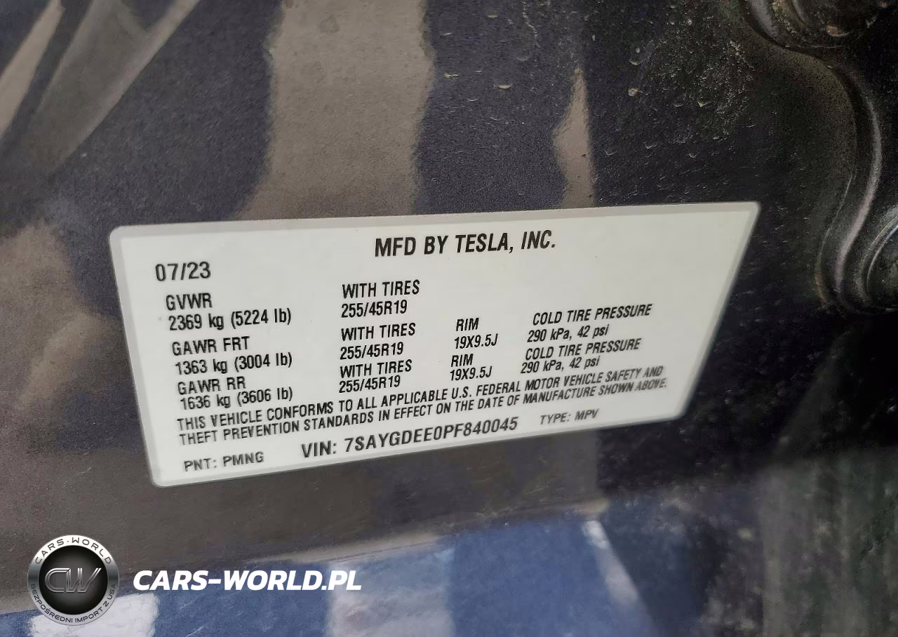 2023 Tesla Model Y VIN:7SAYGDEE0PF840045 - 13