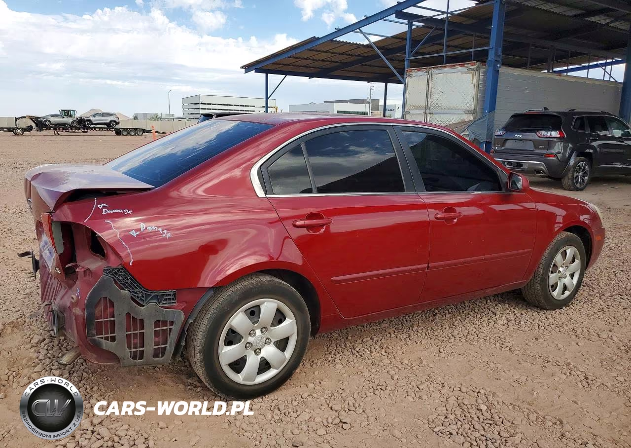 2008 K Optima Lx VIN:KNAGE123085184137 - 3