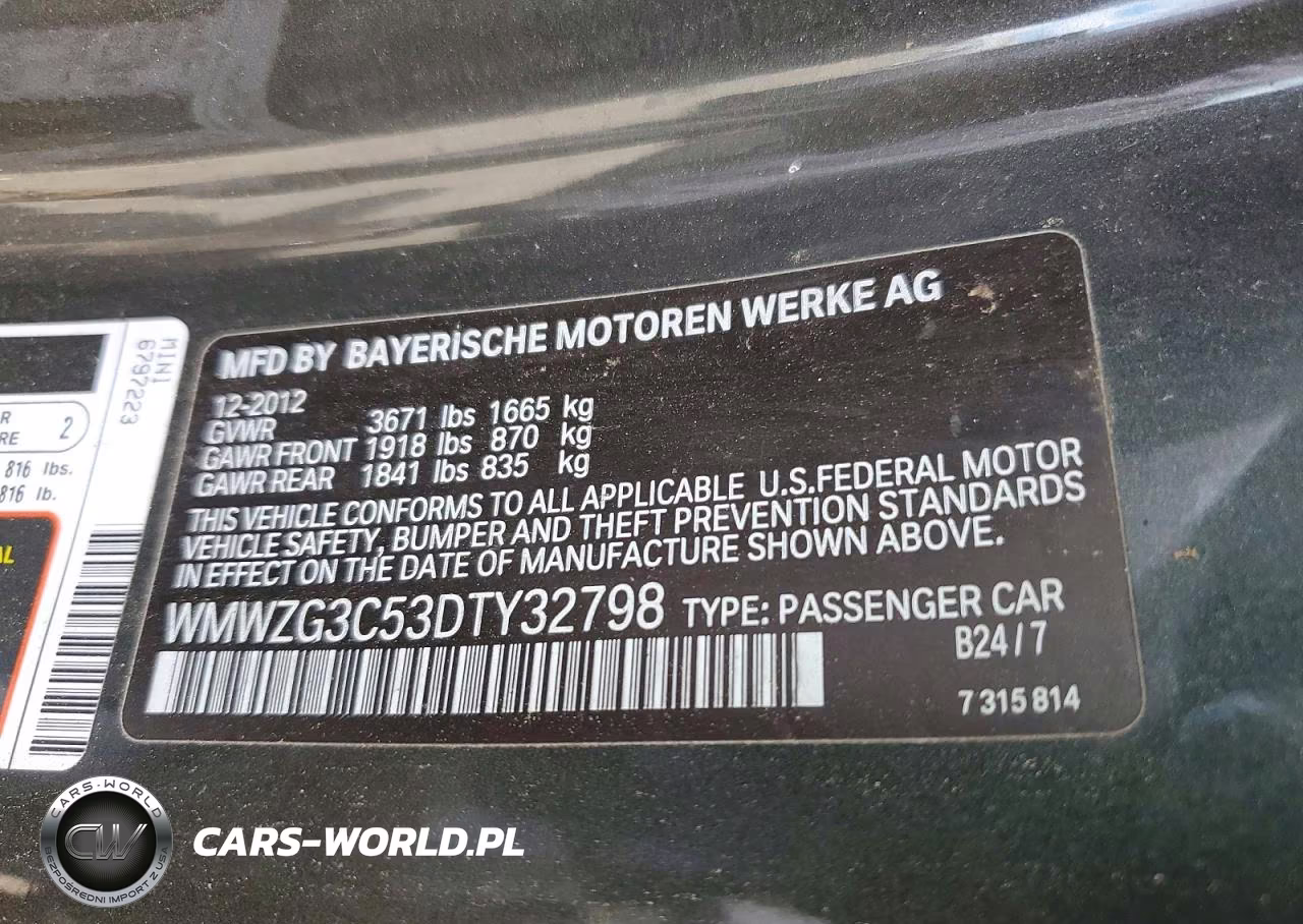 2013 Mini Cooper S Clubman VIN:WMWZG3C53DTY32798 - 13
