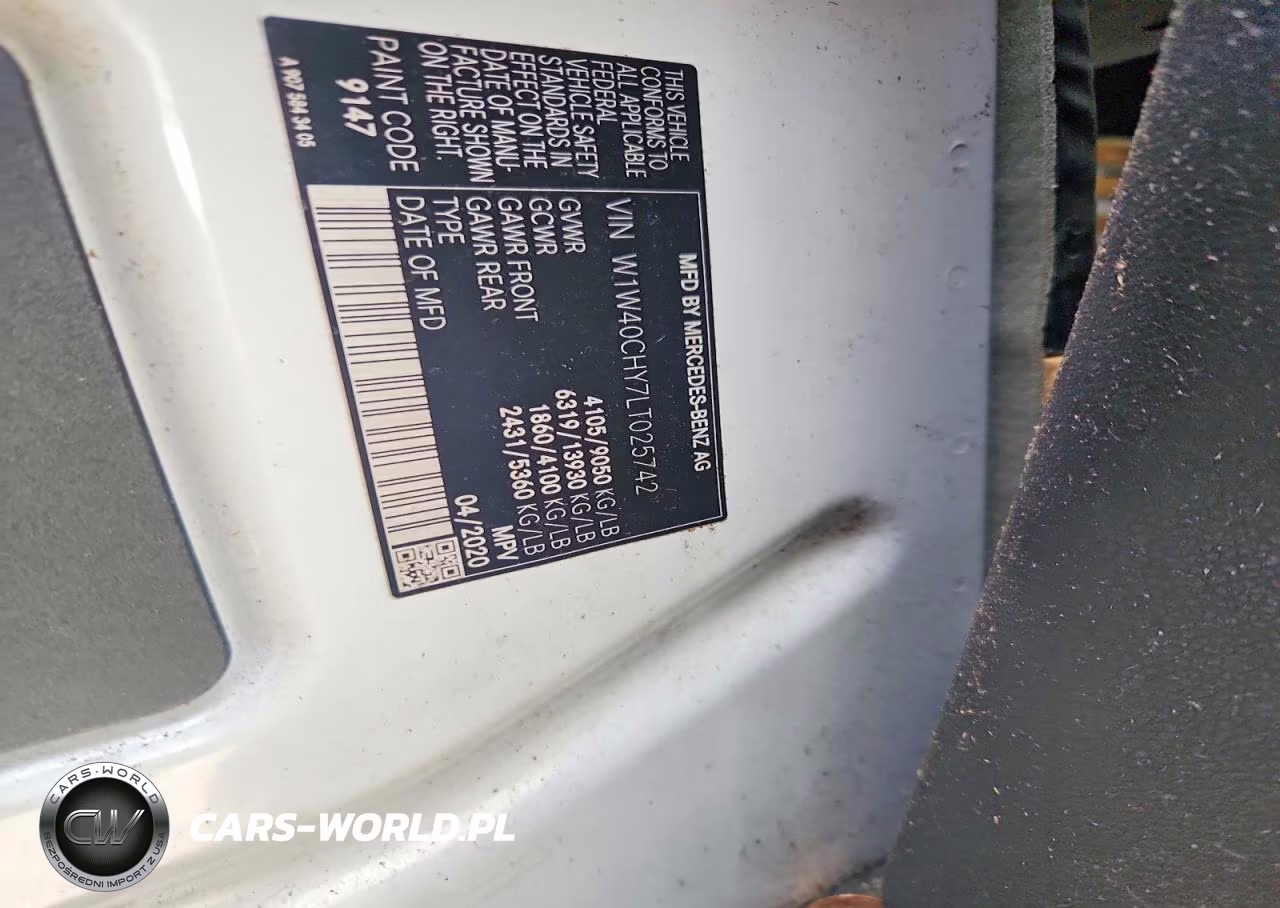 2020 Mercedes-Benz Sprinter 2500 VIN:W1W40CHY7LT025742 - 13