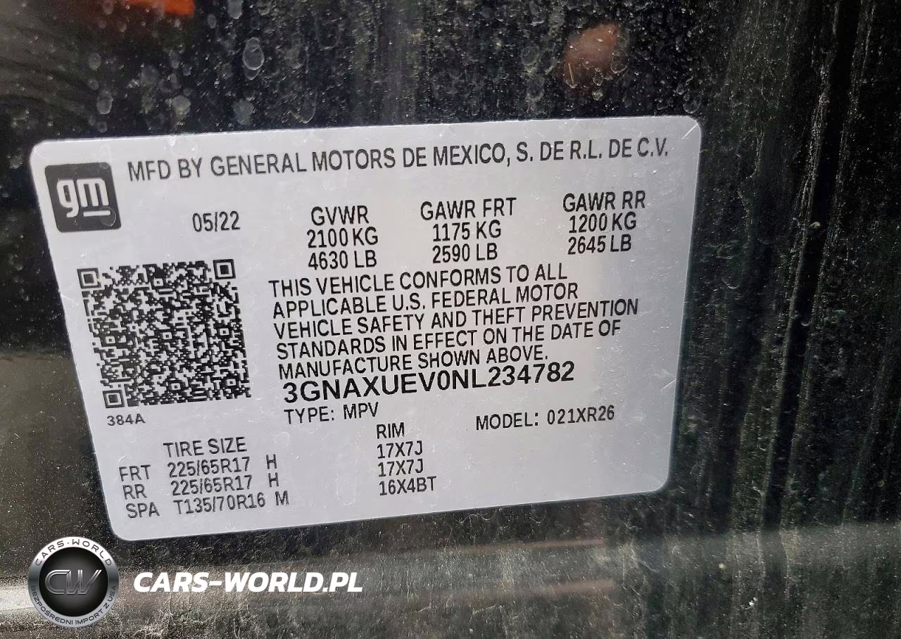 2022 Chevrolet Equinox Lt VIN:3GNAXUEV0NL234782 - 13