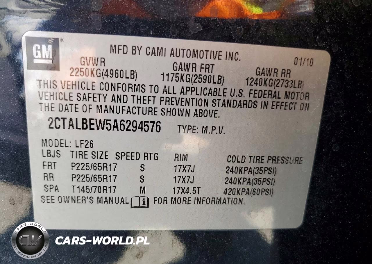 2010 GMC Terrain Sle VIN:2CTALBEW5A6294576 - 14
