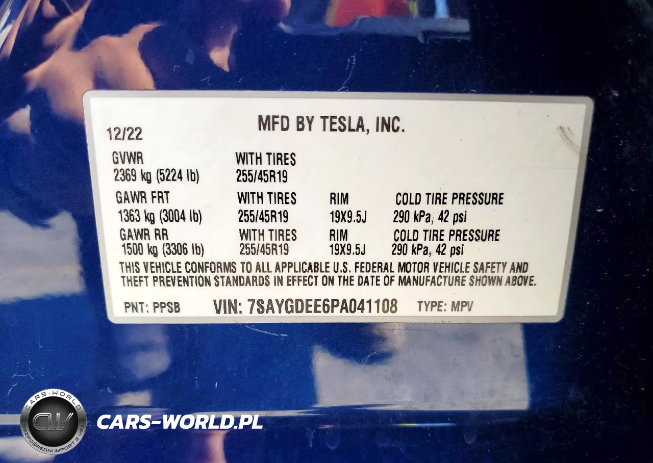 2023 Tesla Model Y Awd-Long Range Dual Motor All-Wheel Drive VIN:7SAYGDEE6PA041108 - 13