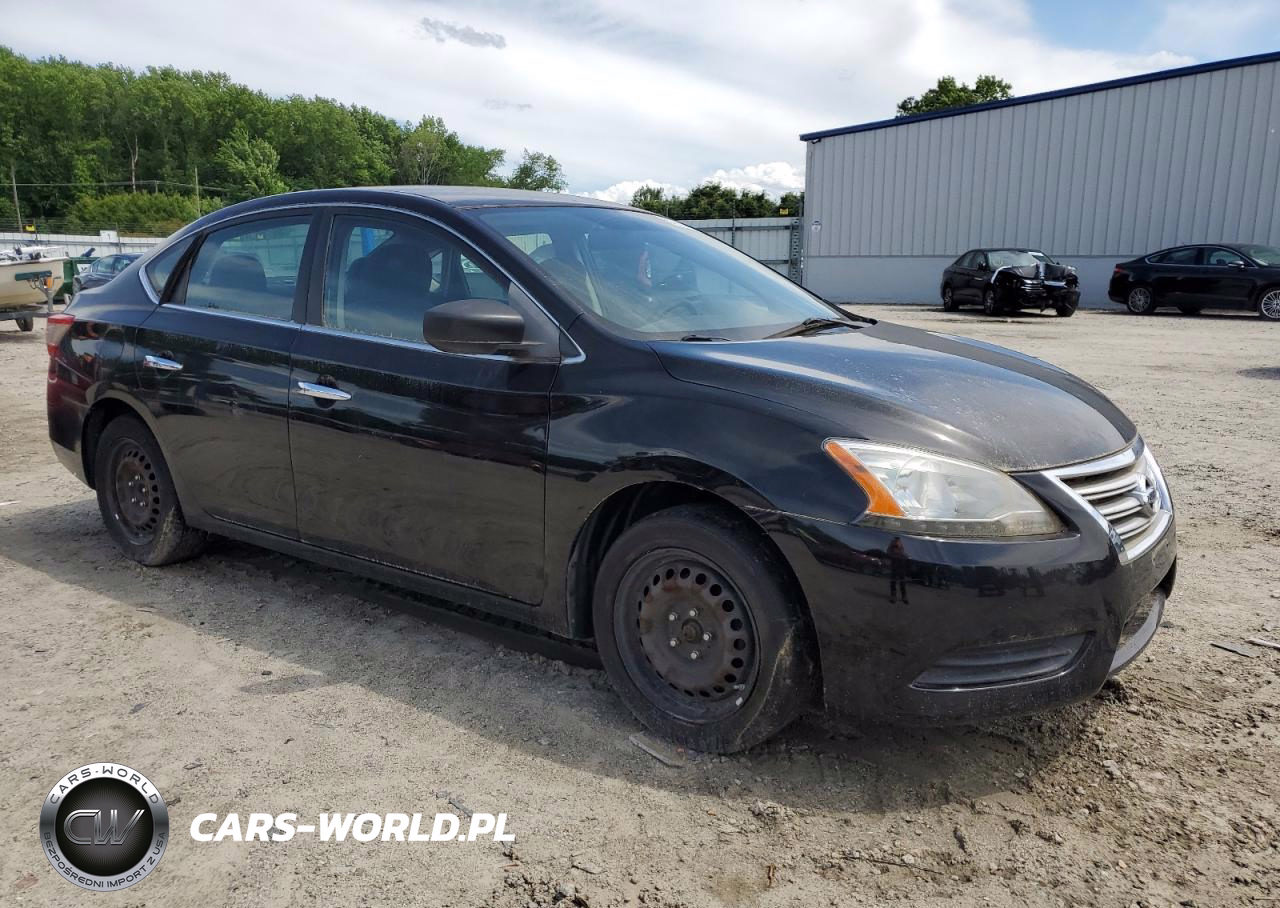2013 Nissan Sentra S VIN:1N4AB7AP5DN909336 - 4